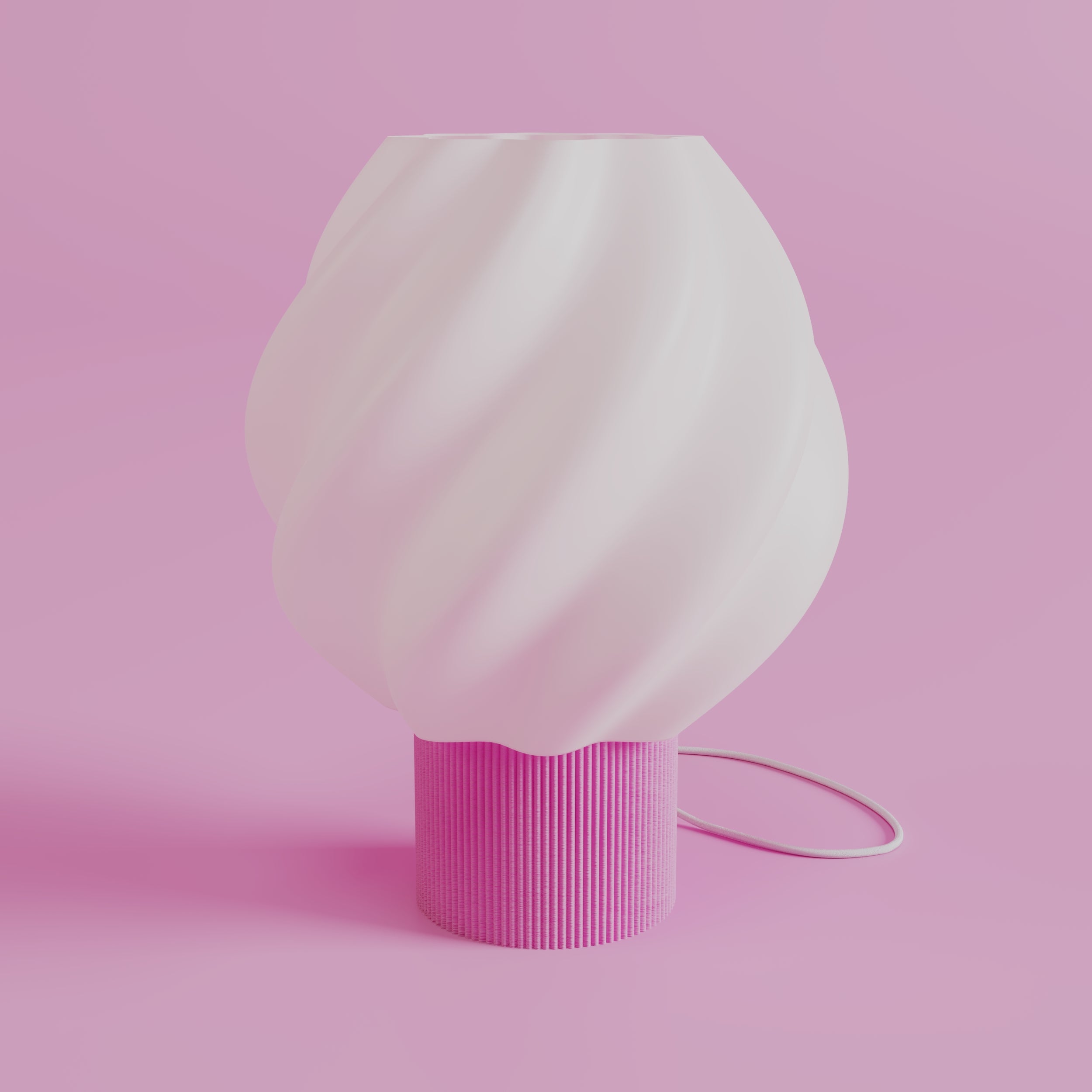 Brise masa lambası - Pembe