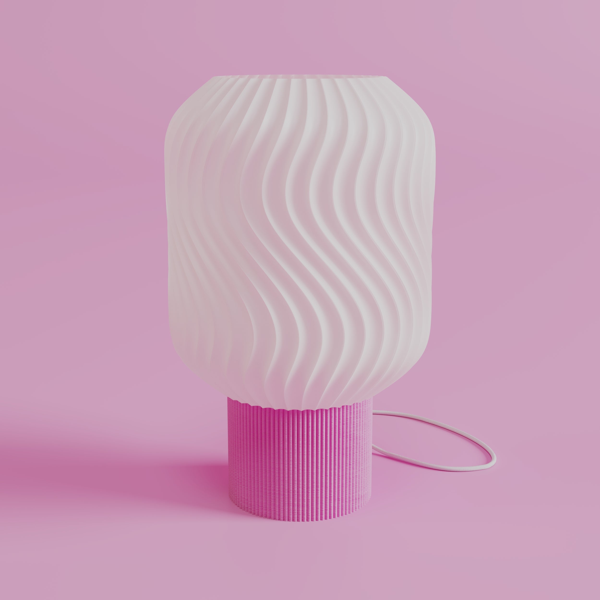Fleuve Masa Lambası - Pembe